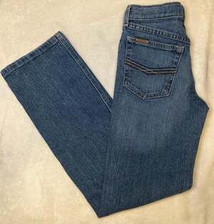 Ariat B5 Slim Denim Jeans Boys Size 12 Straight Leg Western